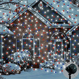 1 x RAW Customer Returns EAMBRITE LED Projection Lamp with Remote Control Moving Dots Pattern Snowfall Light Effect Mood Lighting Christmas Decoration Outdoor Christmas Lights Christmas Projector Outdoor Lighting - RRP €31.45