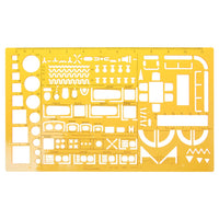 2 x Brand New Rtengtunn 1 50 Scale Mathematical Architecture Engineer Ruler Drawing Template - RRP €38.4