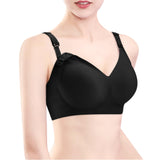 1 x Brand New smokfon Nursing Bra Breasts Without Underwire Seamless Maternity Bra Comfort Night Sleep Bra for Pregnancy Bra Seamless Maternity Bra with Extra Bra Extender for Sleeping and Breastfeeding for Women - RRP €27.6