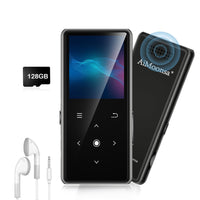 1 x RAW Customer Returns 128GB MP3 Player with Bluetooth 5.2, AiMoonsa Music Player with Built-in HD Speaker, FM Radio, Voice Recorder, HiFi Sound, E-Book Function, Earphones Included - RRP €45.99