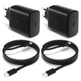 1 x RAW Customer Returns 2 Pack 45W USB C Power Adapter, Fast Charging for Samsung Galaxy S24 S23 S22 S21m Ultra S20 S20 Note 20 10 9 8 A73 A53 A52 S10 S9 Adapter Type C Power Plug with 5A Cable - RRP €24.99