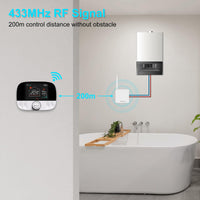 1 x RAW Customer Returns SALCAR WiFi Smart Thermostat for Gas Boiler Heating Thermostat Room Thermostat T9W RF Radiator Thermostat with Tuya Receiver Programmable Wall Thermostat Compatible with Amazon Alexa Google Assistant - RRP €87.52