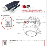 1 x RAW Customer Returns Skywatcher Telescope AZ-GTI Mount PC Connect EQMOD Cable to replace the hand control cable 500 cm  - RRP €29.0