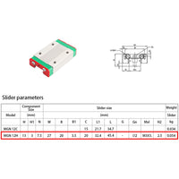 1 x RAW Customer Returns iMetrx MGN12H 700MM linear guide rail MGN12 for 3D printer and CNC machine 2 Pack  - RRP €87.72