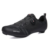 1 x RAW Customer Returns Men s Cycling Shoes Women Mountain Road Bikes Shoe Compatible with Peloton Look ARC Delta Compatible Installation Look SPD SPD-SL Delta Lock Pedal Riding Shoes Black 40 EU - RRP €66.12