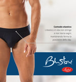 1 x RAW Customer Returns BluStone men s cotton briefs 2-pack with elastic inside made of 100 high-quality cotton, elastic and breathable, 2 black, medium - RRP €27.6