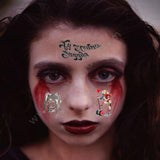 13 x Brand New Halloween Temporary Tattoo Face, Glitter Adult Adhesive Tattoos Stick On Girls Festival Waterproof Fake Tattoos Sticker Skin Men TEND01  - RRP €89.18