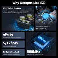 1 x RAW Customer Returns BIGTREETECH Octopus Max EZ V1.0 Control Board 32 Bit New Upgrade Octopus Pro Motherboard, Compatible EZ2209 Stepper Driver, Support Running Clipper Firmware DIY Upgrade 3D Printer - RRP €110.92