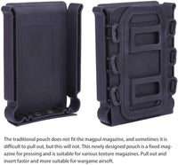 1 x RAW Customer Returns Tactical Mag Pouch, Pack of 5 Mag Holder Fast Mag Pouch Molle Magazine Bag Airsoft Magazine Carrier Pouch Holder for Nerf, 5.56 Mag, 7.62 Mag - RRP €50.39