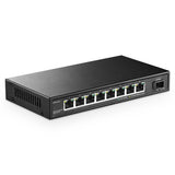 1 x RAW Customer Returns YuLinca 8 Port 2.5G Network Switch with 10G SFP, 8 x 2.5GBASE-T Ports, Compatible with 10 100 1000Mbps Devices, Fanless Unmanaged Plug Play Ethernet Switch - RRP €108.43