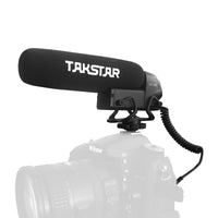 1 x RAW Customer Returns Takstar Video Microphone Super-Cardioid Condenser Microphones Professional 3.5mm Jack External Mini Shotgun Microphones for Vlog Video Studio DSLR Camera Smartphone Film Production Recording Podcasting - RRP €38.82