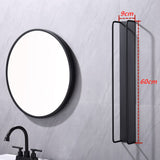 1 x RAW Customer Returns HomeHeng Guest Towel Holder 60cm Self-Adhesive No Drilling Towel Holder Stainless Steel Matt Black Towel Rack Bathroom Y01-60MB - RRP €42.35