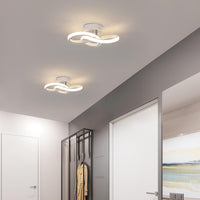 1 x RAW Customer Returns Goeco Modern LED Ceiling Light, 22W 2500LM LED Ceiling Lamps, Decorative Chandelier for Corridor Wardrobe Balcony, Neutral Light 4500K - RRP €33.67