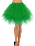 1 x RAW Customer Returns DRESSTELLS Carnival Women s 80s Puffy Tulle Skirt Tutu Skirts Tulle Petticoat Tulle Skirt 50s Rockabilly Petticoat Retro Tutu Ballet Cosplay Dance Dress Green S - RRP €18.35