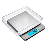 1 x RAW Customer Returns Precision scale, 2000g 0.1 digital pocket scale, gram scale, with PCS function, tare function, 6 units conversion, LCD display - RRP €10.07