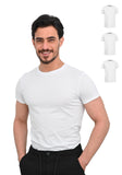 1 x RAW Customer Returns SKIPPER Men s T-Shirt 3 Pack Round Neck Business Undershirt Made of Cotton - Short Sleeve Undershirt Men DE NL SE PL, Alphanumeric, 3XL, Regular, Regular, white  - RRP €33.95