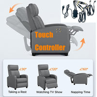 1 x RAW Customer Returns Huachuang Limoss Premium Touch Sensor and Control Box Set Replacement Electric Recliner Motor Touch Controller for Lift Chair Electric Recliner Power Sofa for Limoss-Okin-Kaidi 4 Touch 5 Pins - RRP €45.99