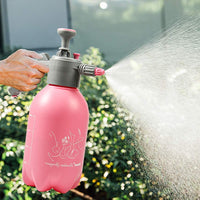 1 x RAW Customer Returns Taixinpower 2 Liter Multifunctional Hand Pressure Garden Sprayer Water Pump Pressure Sprayer Home Cleaning Spray Bottle with Adjustable Nozzle, Blant Lawn Mist Sprayer Pink  - RRP €19.99