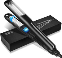 1 x RAW Customer Returns Automatic Hair Crimping Iron Volumizing Hair Iron for Curly Hairstyle Curling Iron, Corrugated Crimper Iron, Anti-static Crimping Iron Black  - RRP €50.41