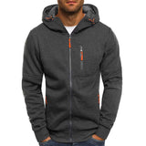 1 x RAW Customer Returns Loalirando Men s Sports Sweatshirt Jacket with Hood with Zip Pullover Hoodie Oversized Men s Coat - RRP €26.21