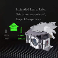 1 x RAW Customer Returns YOSUN Projector Lamp for Benq 5J.J7L05.001 W1070 W1080st W1070 W1250 HT1075 HT1085st i700 MH680 TH680 TH681 MH630 Replacement Projector Lamp - RRP €81.92