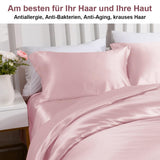 1 x RAW Customer Returns Silk pillowcase 40x80, Ravmix silk pillowcases, for hair and skin, with hidden zipper, both sides silk, mulberry silk pillowcase 40x80, 1 piece, pink - RRP €24.19