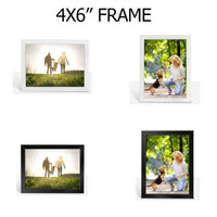 4 x Brand New Nacial Photo Frame 20 x 25cm, Set of 4 Designer PVC Wall Photo Frames, White Photo Frames with Acrylic Glass for Wall Decoration - RRP €103.76