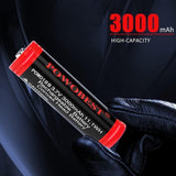 1 x RAW Customer Returns 3000mAh Rechargeable 3.7V NiMH Battery, POWO18B NiMH Battery With Battery Protection Box, NO 1818-666-888B Battery, Perfect for Flashlight, Camera, Doorbell, Product Patent Number 015037694-0002 Pack of 4  - RRP €23.18