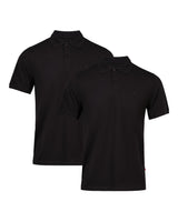 1 x RAW Customer Returns DANISH ENDURANCE Men s Polo Short Sleeve in Organic Cotton, Dress Shirt, Summer Clothing Black 2-Pack XL - RRP €31.95