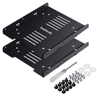 3 x RAW Customer Returns Inateck Hard Drive Mounting Frame Kit for 2 x 2.5 SSD HDD to 3.5 Bay Internal, HDD Metal Mounting Frame, Adapter, for PC Internal SSD - RRP €29.97