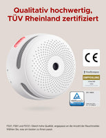 1 x RAW Customer Returns X-Sense Smart Smoke Detector XS01-M with SBS50 Base Station, T V Rheinland Certified, Wireless Smoke Detector with WLAN, Networkable Fire Alarm, Compatible with the X-Sense Home Security App, FS61, 6 Pack - RRP €129.99