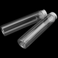 2 x Brand New ZOENHOU 15pcs Test Tube with Screw Cap 110ml Test Tubes Transparent Plastic Test Tubes Great for Candy, Science, Bath Salts, Beads, Flowers, DIY Home Decoration - RRP €35.02