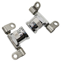 1 x RAW Customer Returns YUCKMZ A pair of removable chrome toilet seat hinges AI0002100R compatible with ROCA Dama Giralda Senso easy release - RRP €27.53