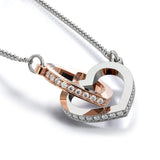 1 x RAW Customer Returns Bramart Necklace for Women To my Soul Mate, Silver - Gift Ideas for her, Marriage Anniversary, Birthday or Christmas - Case with DEDICATION included To my Soul Mate  - RRP €34.66