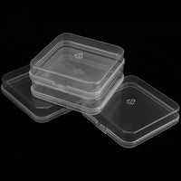 1 x RAW Customer Returns ZEONHEI 40 pieces 7 x 7 x 1.7 cm small storage boxes with lid, mini plastic storage container, transparent plastic sorting box for small parts, beads, jewelry accessories, screws - RRP €21.99