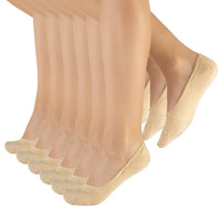 1 x RAW Customer Returns CALZITALY 6 12 pairs of unisex cotton ankle socks, invisible sneaker socks for men and women, Made in Italy 43-46, 6 pairs - beige  - RRP €20.84