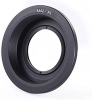 1 x RAW Customer Returns SMARTECH Adapter Ring M42 To Compatible with Nikon - Lens Adapter M42 To Ai Camera - With Lens - RRP €16.9