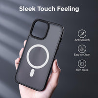 1 x RAW Customer Returns BENKS Magnetic iPhone 15 Case Compatible with Magsafe, SGS Military Grade Protection Phone Case iPhone 15 Case Translucent Matte Ultimate Touch Feeling Shockproof Thin Protective Case - RRP €18.49