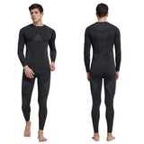 1 x RAW Customer Returns UNIQUEBELLA Thermal Ski Suit Thermal Underwear Long Sleeve Thermal T-Shirt Long Thermal Pants, Winter Sports, Men s Thermal Set - RRP €28.51