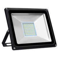 1 x RAW Customer Returns Bikuer LED spotlight, 50W warm white LED headlight super bright 5000LM spotlight outdoor 3000K floodlight IP65 waterproof floodlight outdoor spotlight for sports field garage garden backyard energy class F  - RRP €25.99