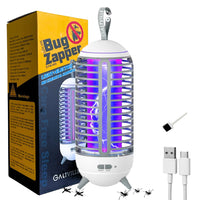 1 x RAW Customer Returns Galtville Rechargeable Mosquito Trap LED Lamp with 3 Light Auto Mode Electronic Insect Killer Indoor Outdoor Bug Zapper Fly Trap for Camp, Home, Garden, Office - RRP €30.68