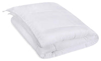 1 x RAW Customer Returns Utopia Bedding Duvet 155 x 220 cm, Lightweight Duvet for Single Bed, 100 Hollow Fiber Filling, Microfibre Quilt for All Seasons White  - RRP €24.9