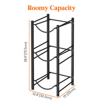 1 x RAW Customer Returns Lifewit Water Container Shelf, Water Holder, 3 Tier Water Bottle Stand, Solid Water Dispenser Rack with 3 Levels - RRP €49.36