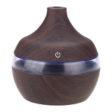 1 x RAW Customer Returns Fdit 300ML Wood Grain USB Humidifier Colorful LED Night Light Mist Maker Essential Oil Socialme-EU - RRP €97.64