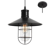 3 x Brand New Potphie lampshade hanging lamp pendant light dining table black, kitchen lamps vintage with E27 socket ceiling lighting for living room bedroom kitchen caf bar restaurant - RRP €61.2