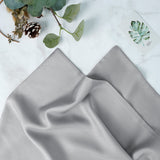 1 x Brand New Fittia Set of 2 Lyocell Bamboo Pillowcases Bamboo Fiber Pillowcase Pillowcase Silky Soft Cooling Breathable with Concealed Zipper, Silver Gray, 65x65cm - RRP €23.99