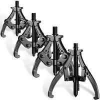 1 x RAW Customer Returns 4-piece bearing puller 75 100 150 200mm with 3-arms for ball bearings, two or three jaw puller, adjustable external internal puller 3 4 6 8 , vehicle puller tool flywheel puller puller set 1-4.4T - RRP €40.99