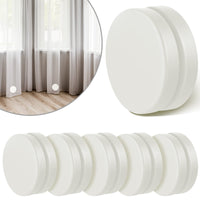 1 x RAW Customer Returns Jetec 6 Pairs Round Magnetic Curtain Weights Shower Strong Magnets Waterproof for Curtains Tablecloth White  - RRP €17.14