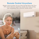 1 x RAW Customer Returns eMylo Universal Remote Control TV Hub, Tuya Wifi IR RF Smart Home Remote Control Universal All-in-One Hub, for Smart Home TV, STB, Air Conditioner, Curtain Motor Compatible with Alexa - RRP €27.17