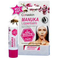 1 x RAW Customer Returns Conaskin MANUKA Honey Lip Balm MGO400 Intensive lip care for heat, cold and infections e.g. herpes 4.6 g natural cosmetics Daily use repair with beeswax propolis - RRP €7.45